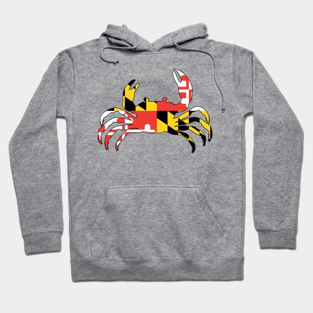 Maryland Crab Hoodie by CanossaGraphics